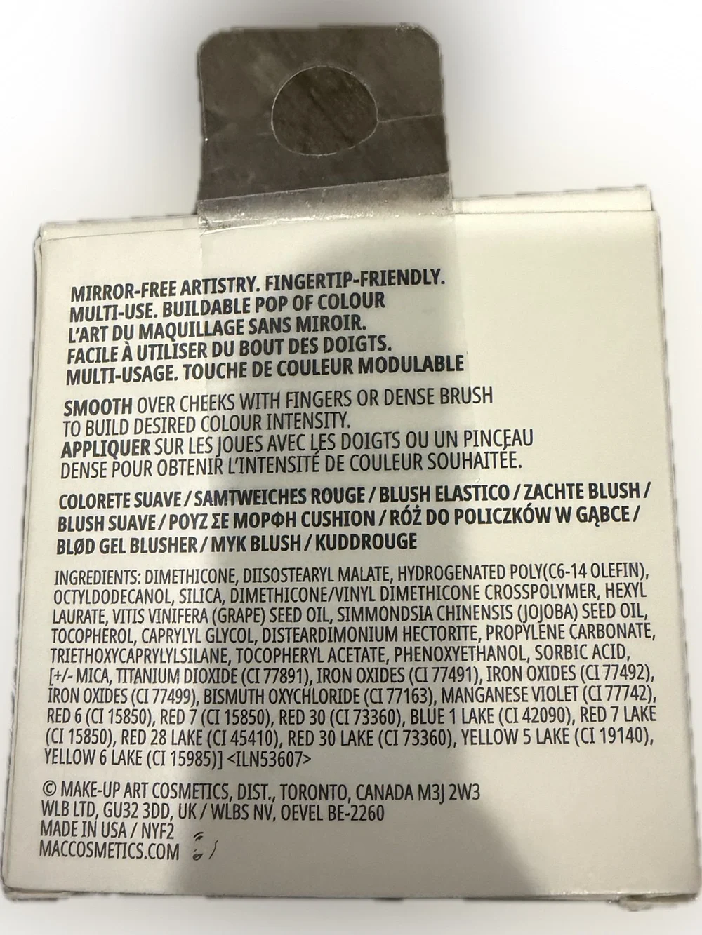 MAC Cosmetics bouncy buildable